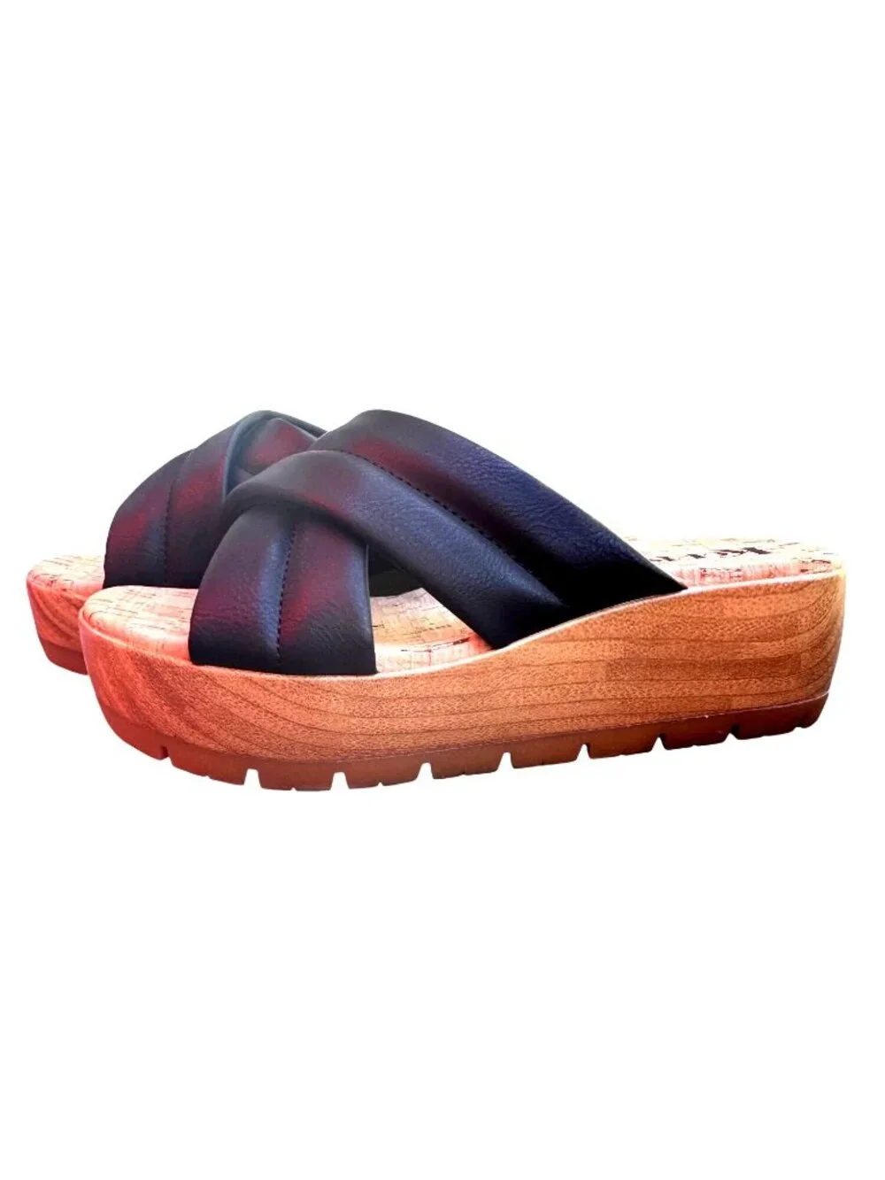 Korks Faithe Black Size 6 M Eu 36.5 Slip On Crossover 2